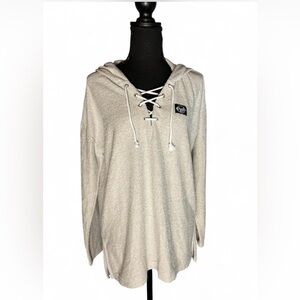 Victoria's Secret PINK Knit Hoodie with Ties